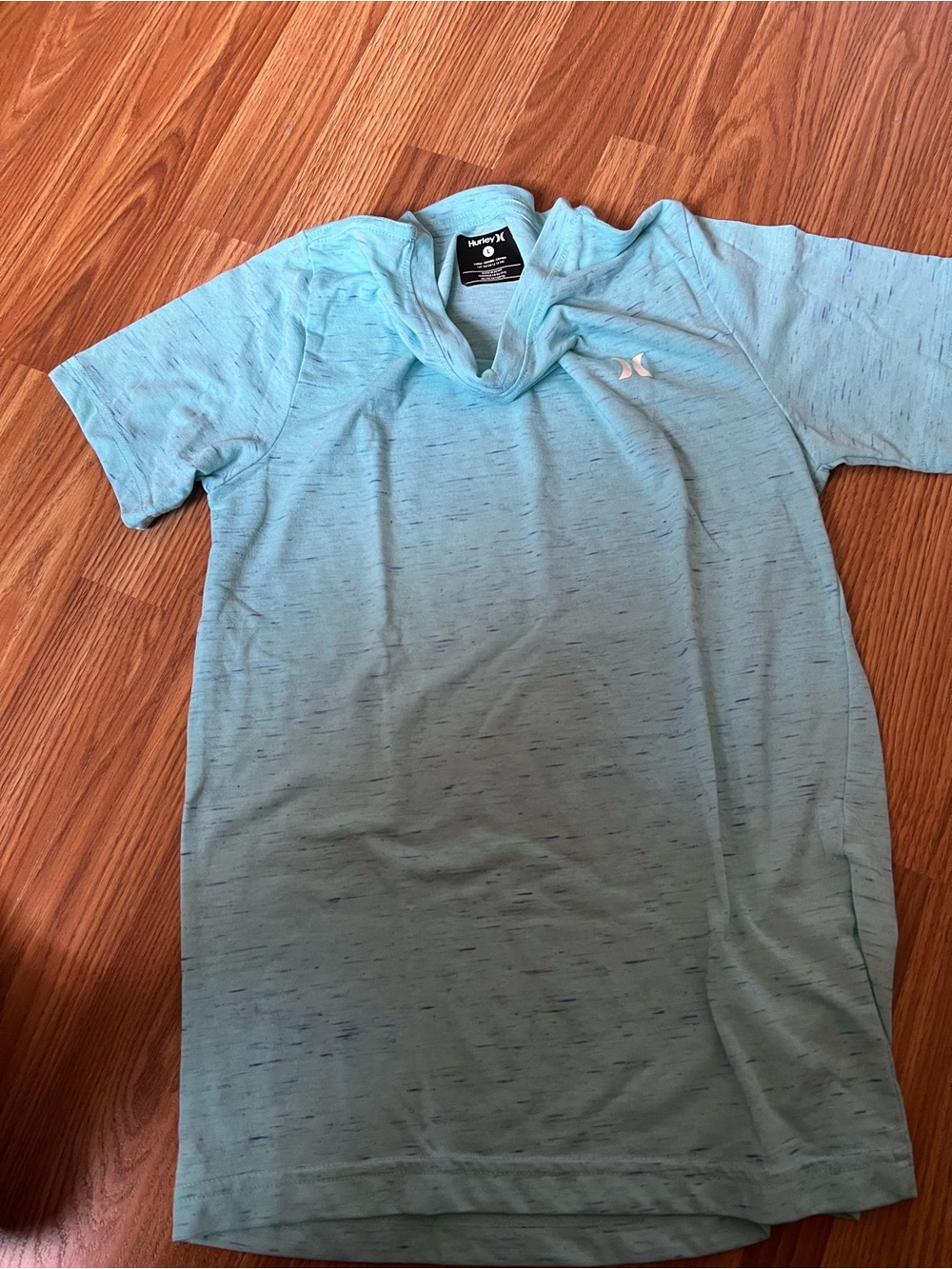 Hurley Light Blue Heather Kids Short Sleeve Tee